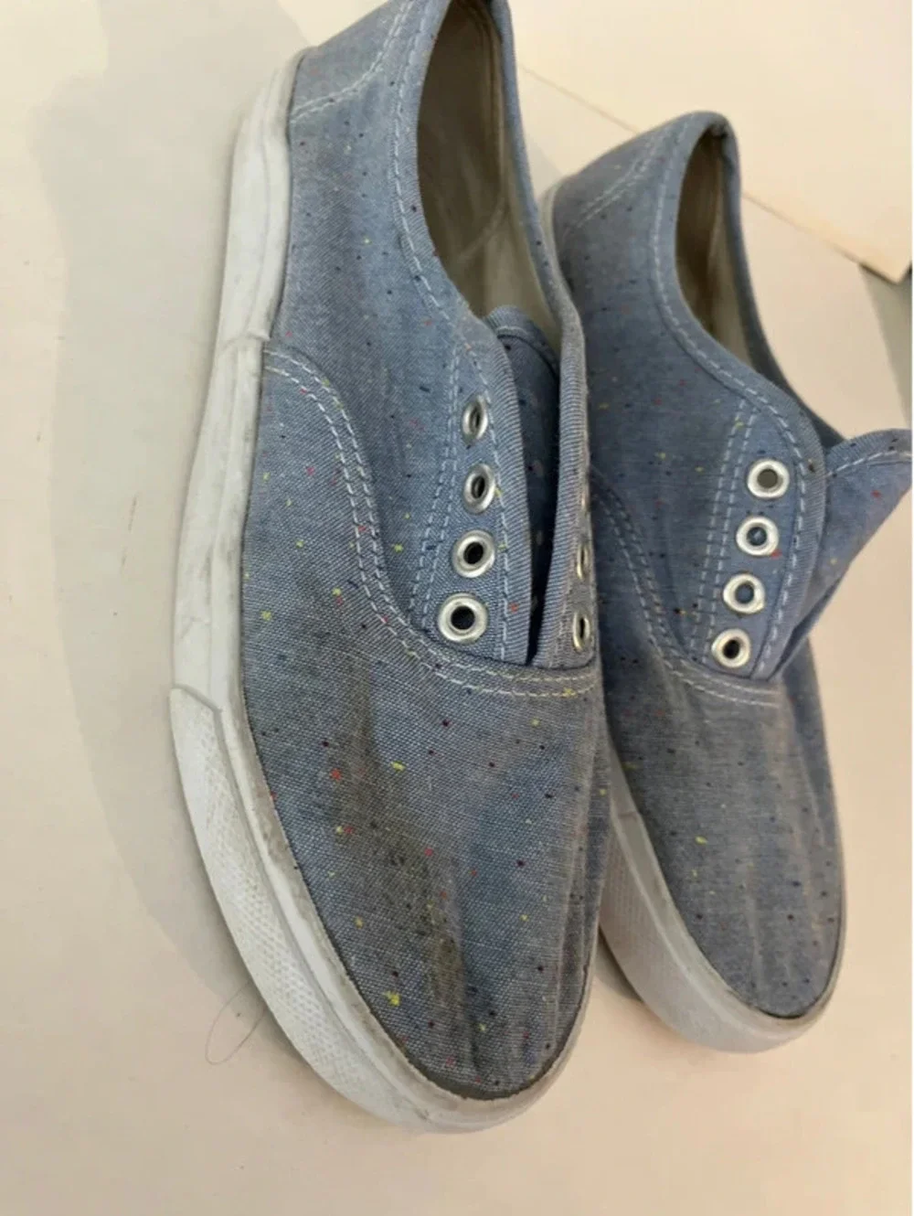 Womens Shoes Size 6 Denim Skater Streetwear Grunge Casual